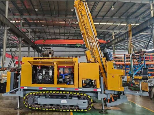 CR-18A Πλήρης υδραυλική γεωτρική με 6400 N·m μέγιστη ροπή, 3700 mm στροφή τροφοδότησης και 178 kW πετρελαιοκινητήρα